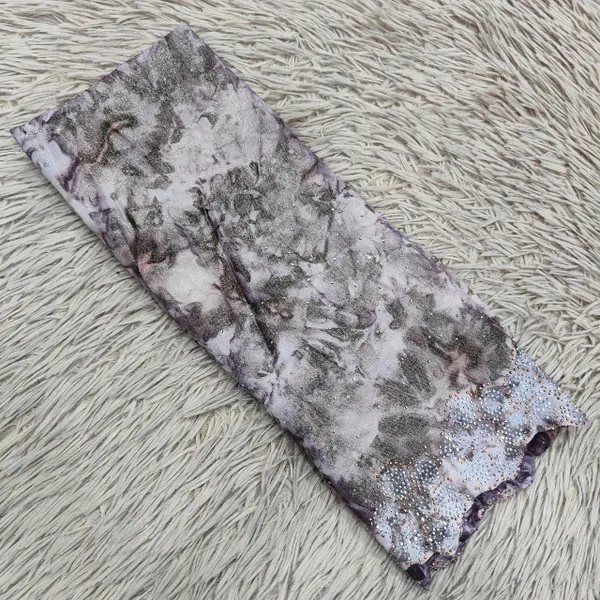 Premium Shimmer Chiffon Hijab with Siroski Stone Work | HJ14